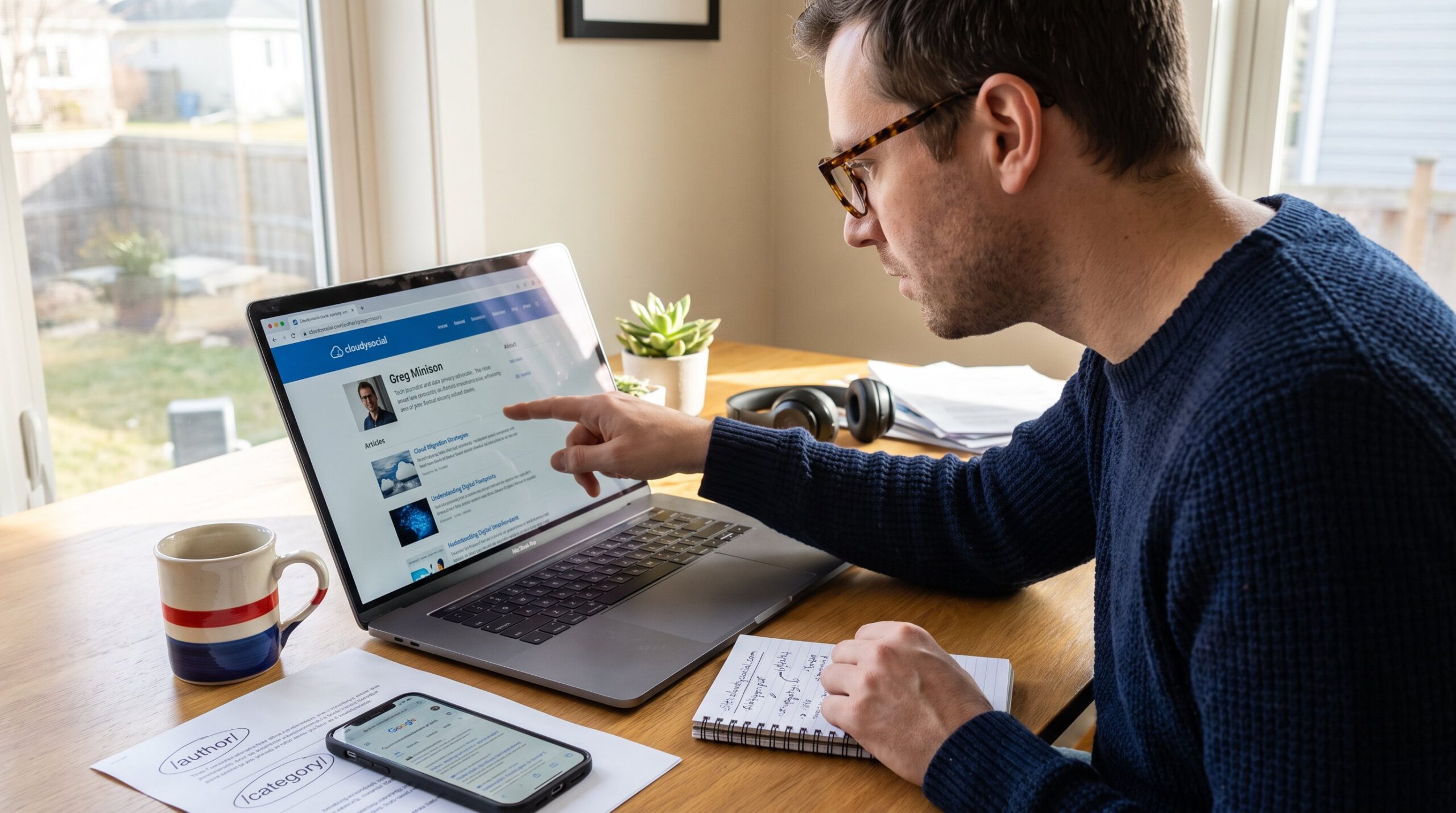 How to Find CloudySocial Author and Contributor Pages