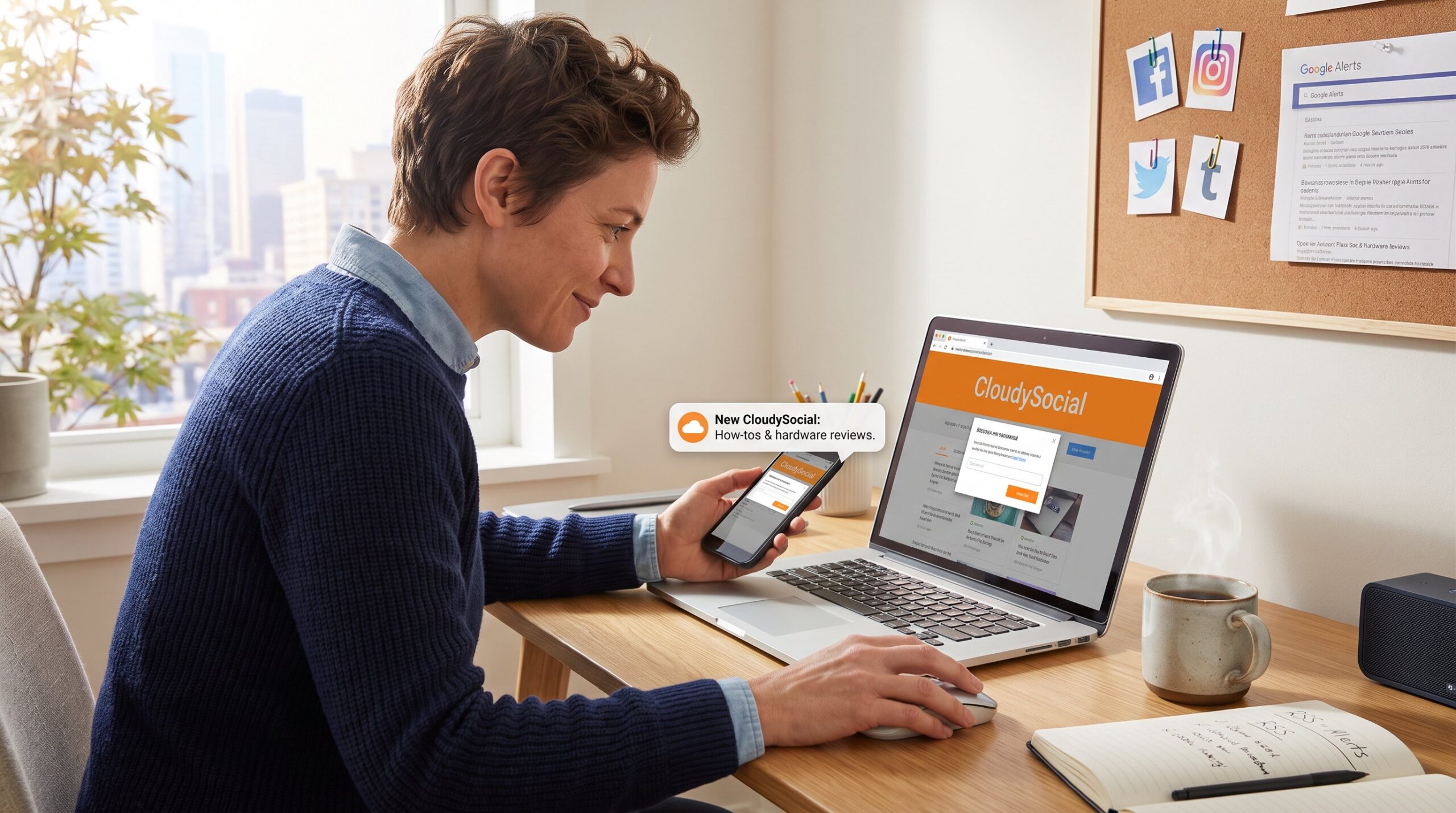 How to Follow New Articles from the CloudySocial Team